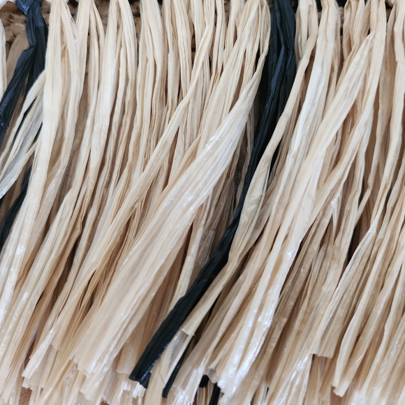 Oscar de la Renta 2020 Open Front Raffia Cardigan - Picture 9 of 13